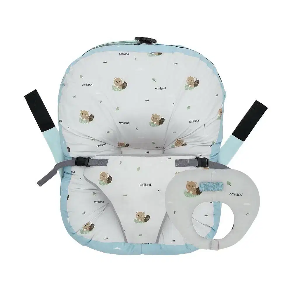 Omiland Sofa Bayi Multifungsi Dan Bantal Dot Fox dan Otter Series