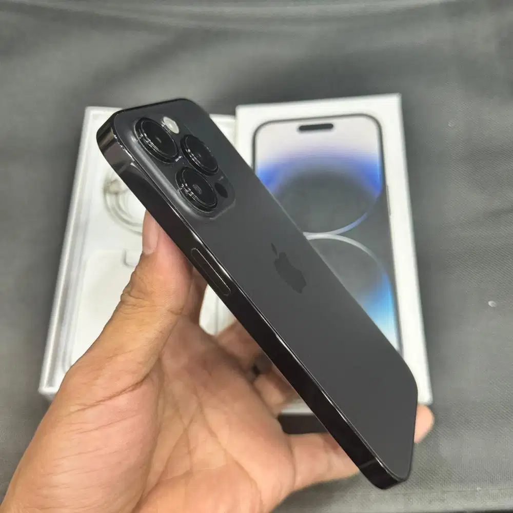 iphone 14 pro 128gb resmi ibox kondisi mulus fullset part masih ori
