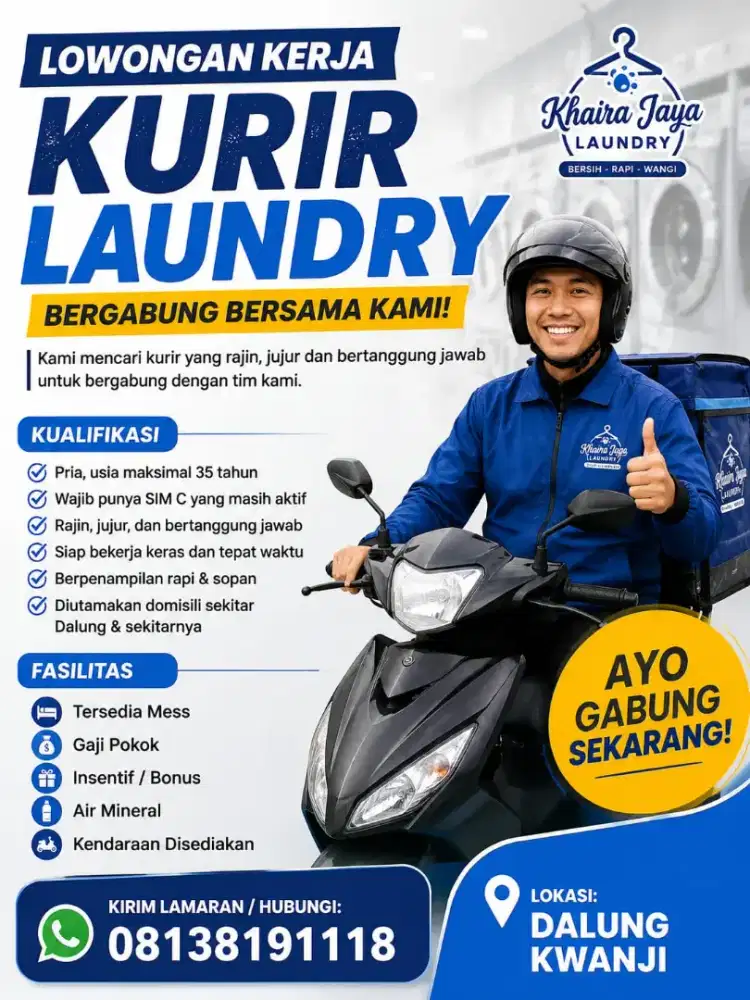 Kurir Laundry Kiloan