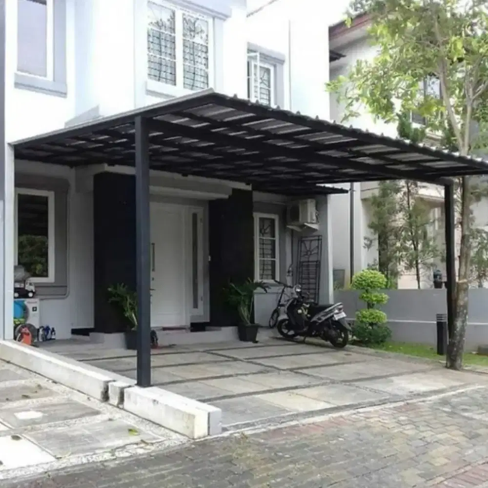 Kanopi Canopy, Tralis, Railing, Tangga, Pagar, Atap Baja, Kitchen Set