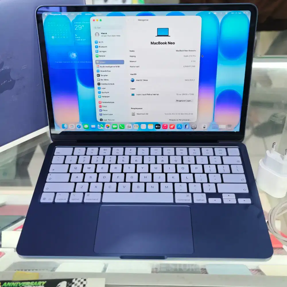 Macbook Neo 13 Inch 8/512Gb Garansi Resmi On Juli 2027