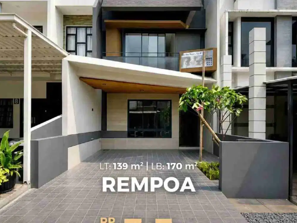 DIJUAL RUMAH DALAM KOMPLEK DI REMPOA, TANGERANG SELATAN