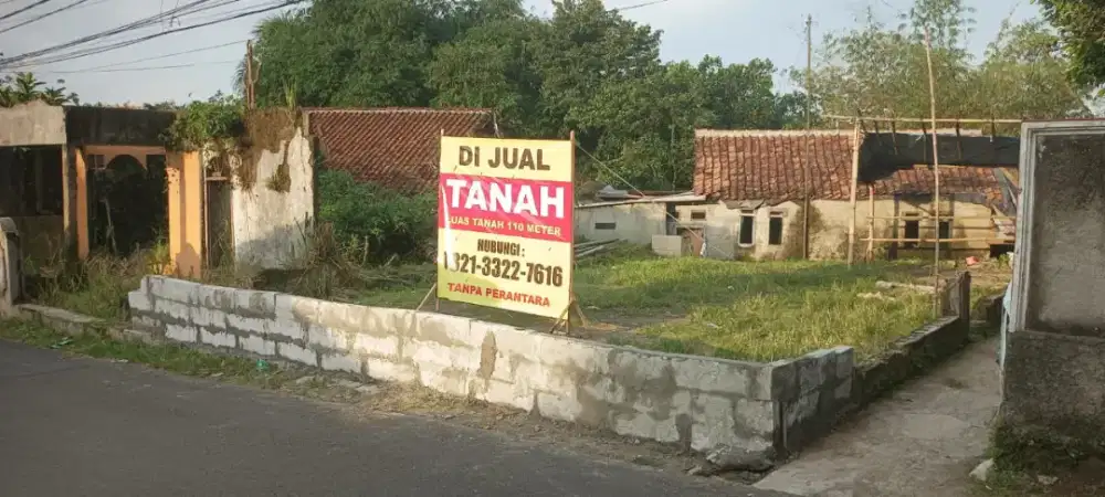 Di Jual BU Tanah/Lahan Luas 100 Meter depan jalan rayaDramaga Bogor