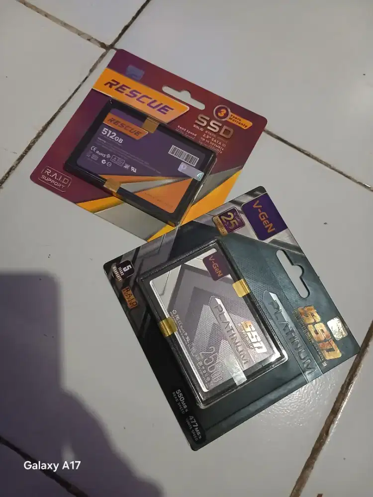 SSD Vgen 512 & 256 baru, segel, garansi resmi.