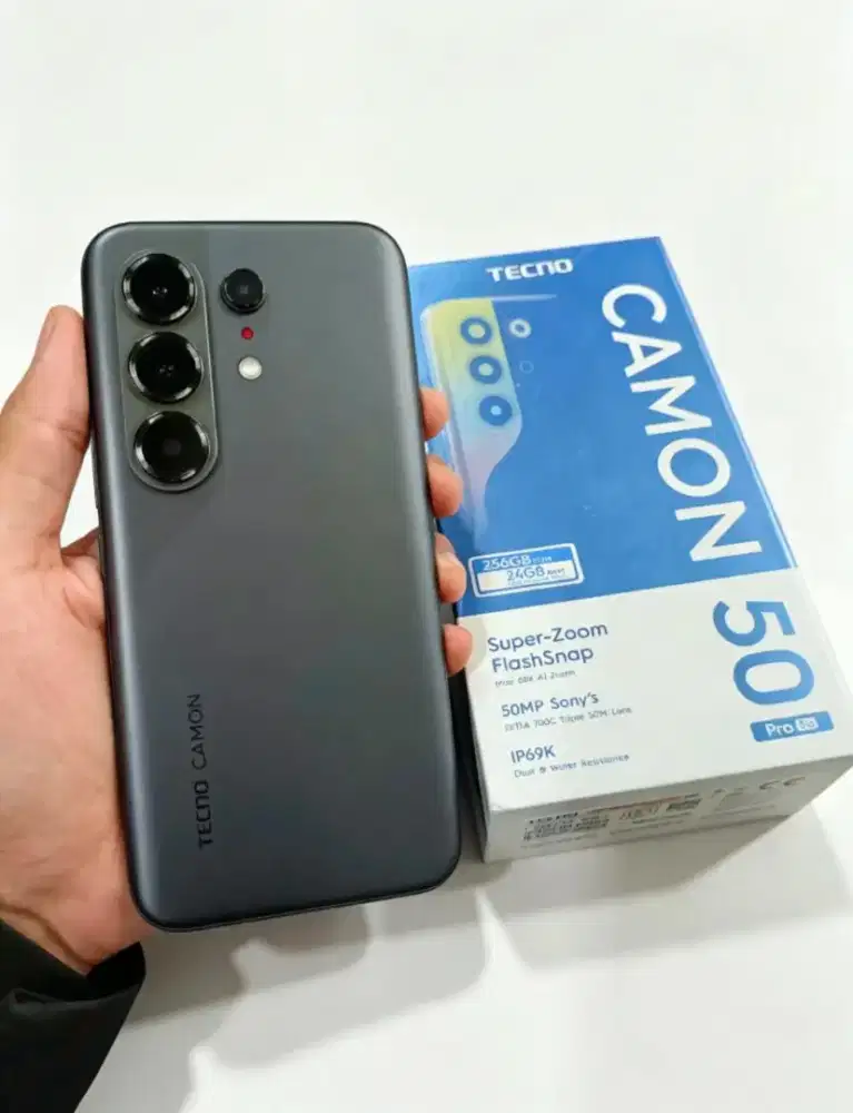 Tecno Camon 50 Pro 5G 12gb/256gb Mulus Fullset