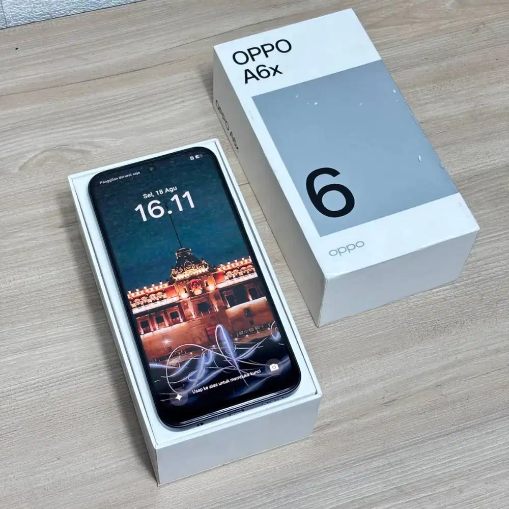 OPPO A6x Fullset Lengkap | Desain Stylish | Baterai Awet | Harga Promo