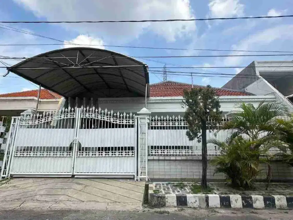 Dijual Hitung Tanah Rumah Dharmahusada Indah Barat Surabaya Timur Row Jalan 3 Mobil