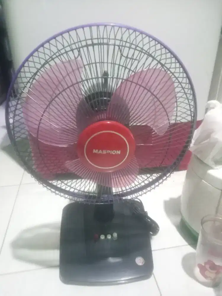 Kipas angin meja 12 inch maspion normal siap pakai nego tipis