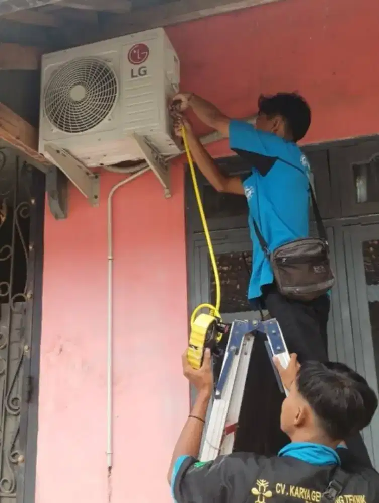 Cuci dan servis ac