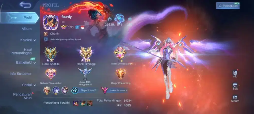 JUAL AKUN MOBILE LEGENDS 800K NEGO SAMPE JADI