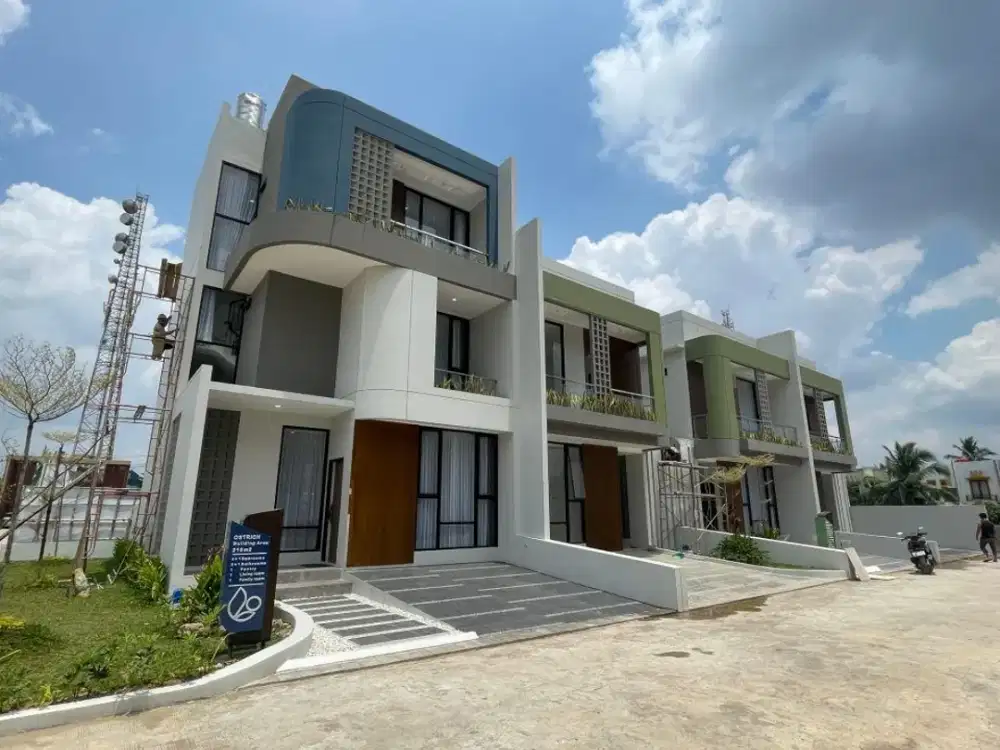 Dijual Rumah Design Industrial Modern Jalan Parameswara Bukit Palembang