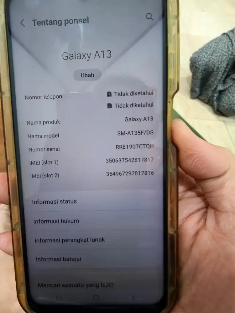 JUAL CEPAT !!! Samsung Galaxy A13 4/128 ( No Charger n Kotak )