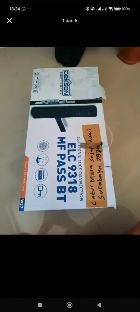 Smartlock dekson ELC 9318BT (NEW GRESS)