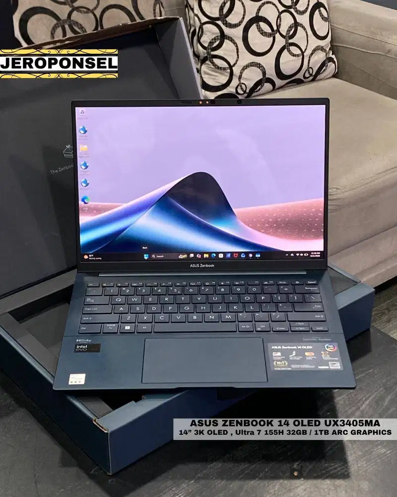 ASUS ZENBOOK 14 OLED UX3405MA Ultra 7 155H 32GB / 1TB ARC GRAPHICS