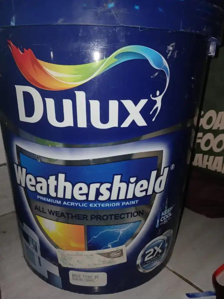 Cat tembok dulux weathershield 20 lt Real Steel
