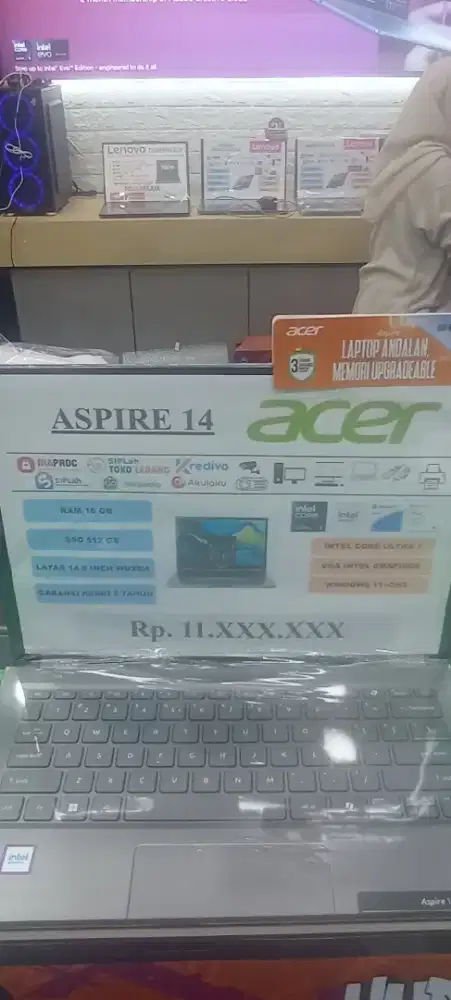 Acer Aspire 14 Ram 16 gb ssd 512 gb