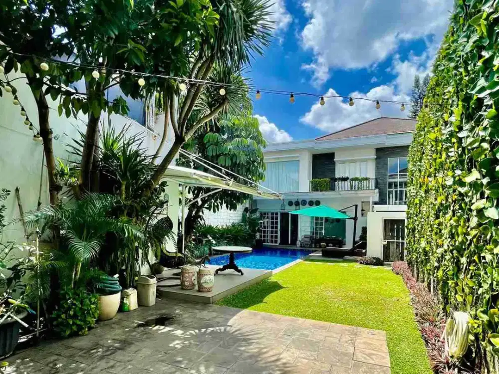 town house rumah mewah kolam renang pribadi buncit Mampang Prapatan