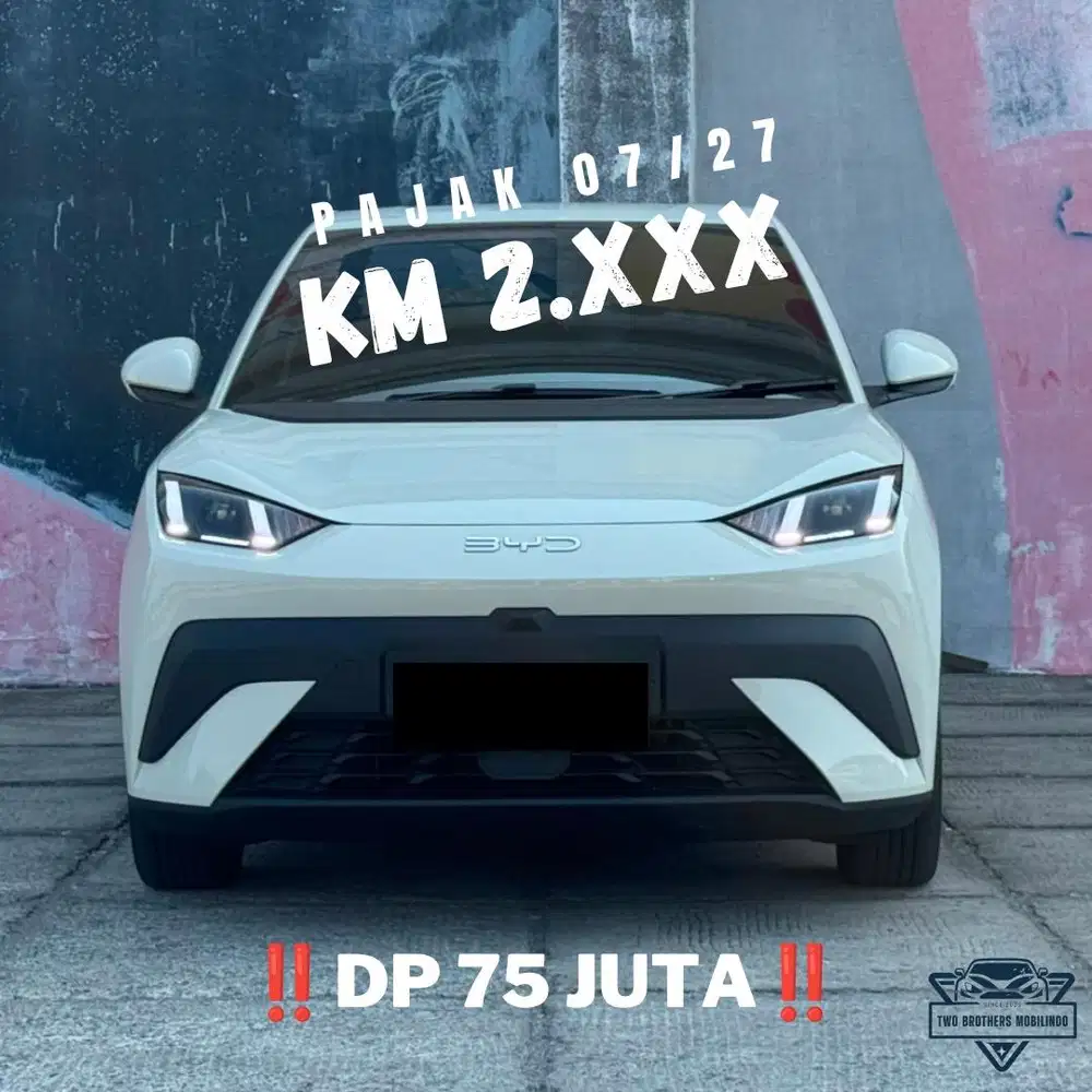 ‼️LIKE NEW LOW KM DP 75 JT‼️ BYD ATTO 1 PREMIUM AT 2026