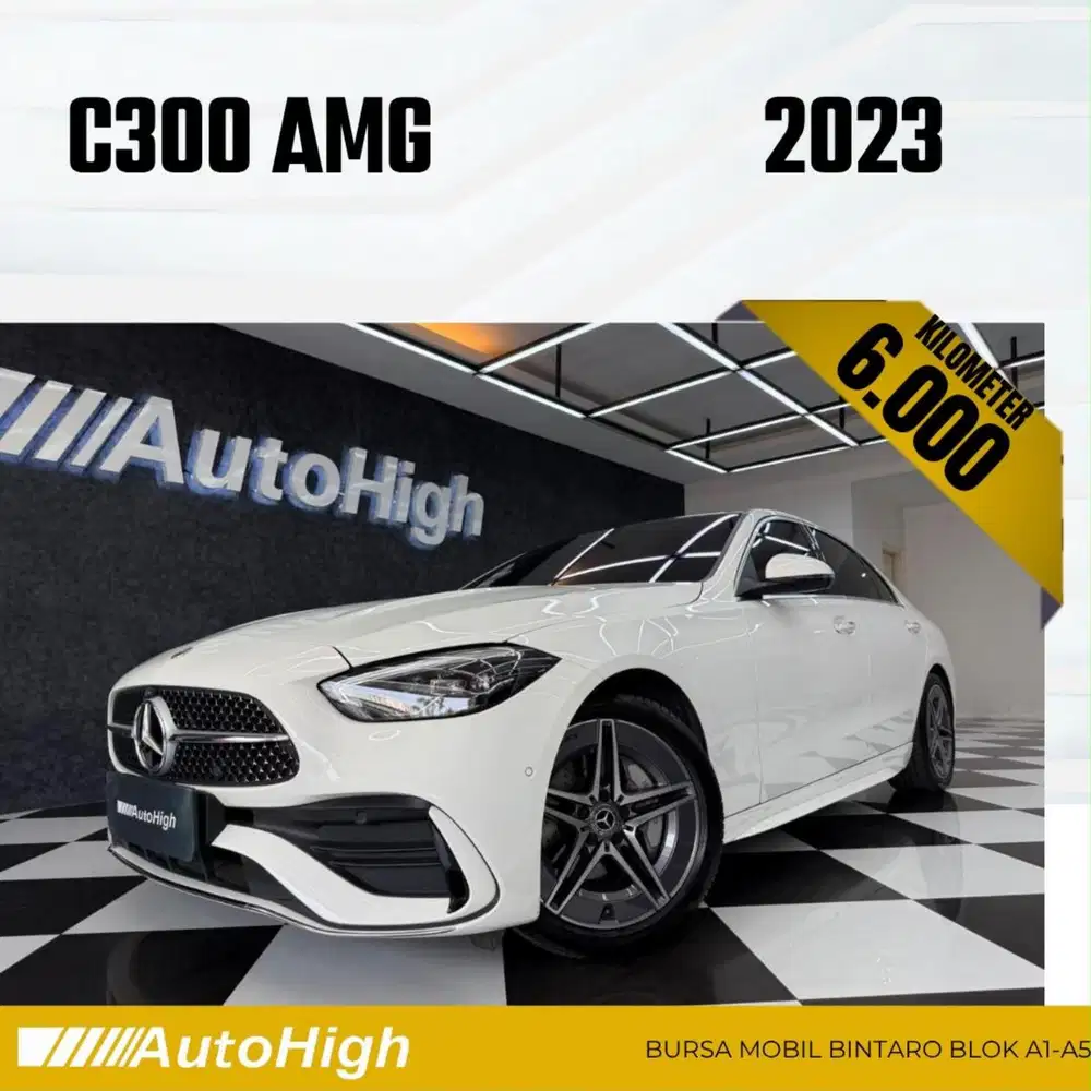 DP10% [Km6.000] C300 AMG 2023 White Reg 2024 #AUTOHIGH