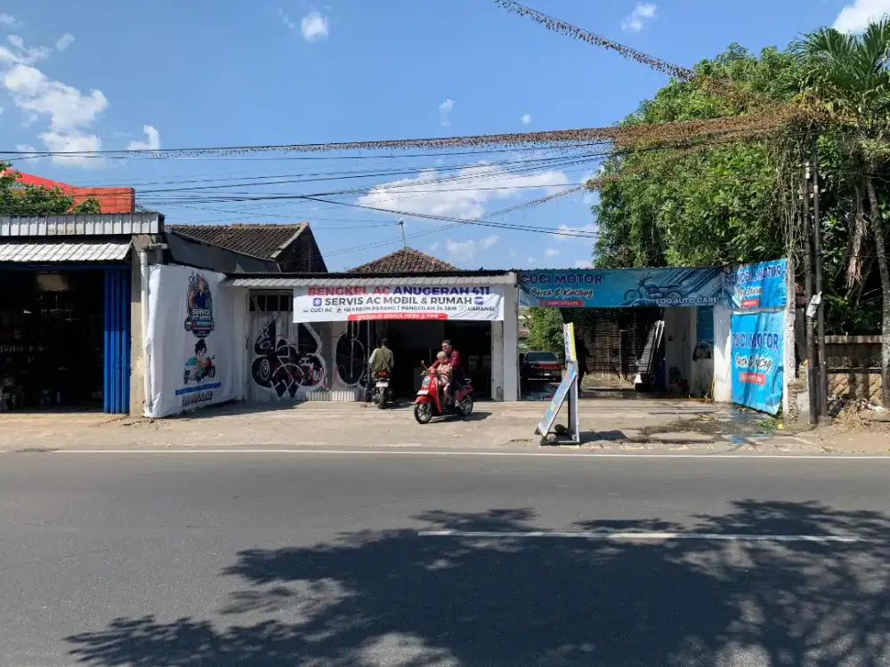 Tanah strategis pinggir jalan Bantul Mantrijeron kodya Yogyakarta