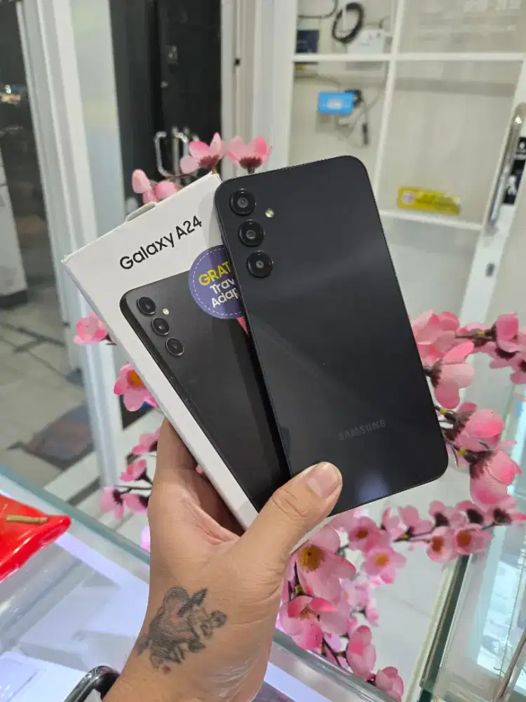 Samsung A24 ram 8/128 lengkap ori