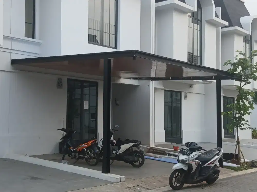 Kanopi atap alderon 2 layer