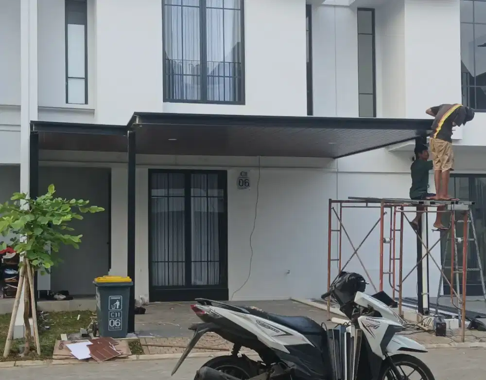 Kanopi atap alderon 2 layer