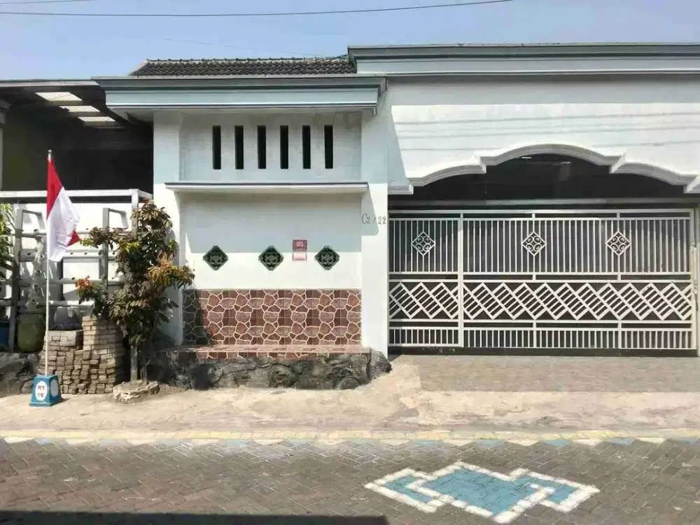 BANGUNAN SIAP HUNI Rumah 1 Lantai Perumahan Bumi Mulyo Permai Candi Sidoarjo Luas 181 Meter
