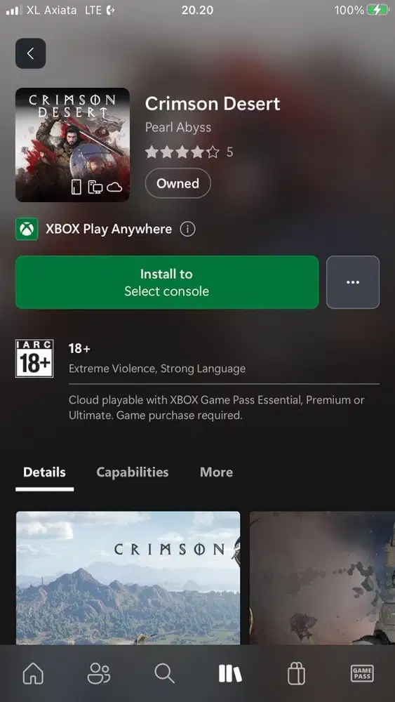 Xbox game crimson desert