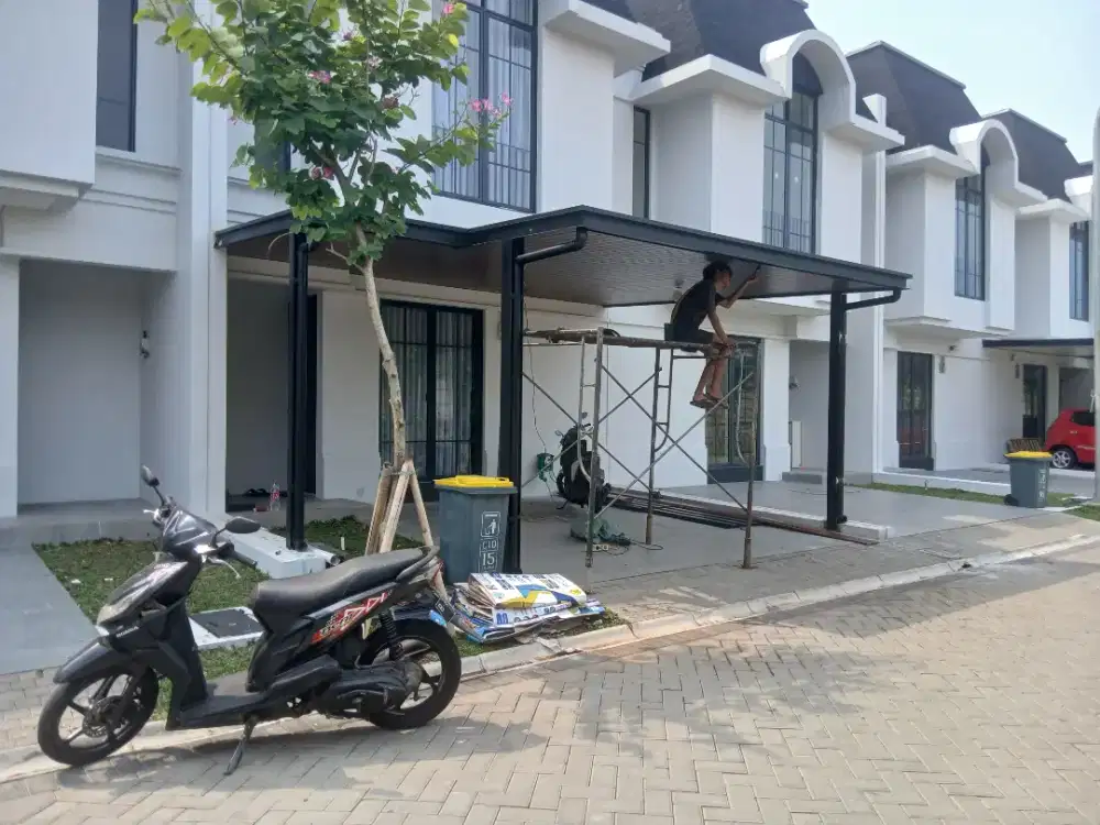 Kanopi atap alderon 2 layer