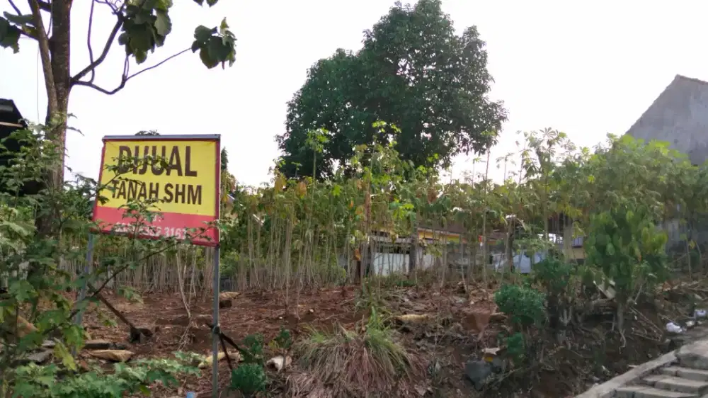 DIJUAL TANAH SHM PINGGIR JALAN UTAMA CIKEMBAR KABUPATEN SUKABUMI
