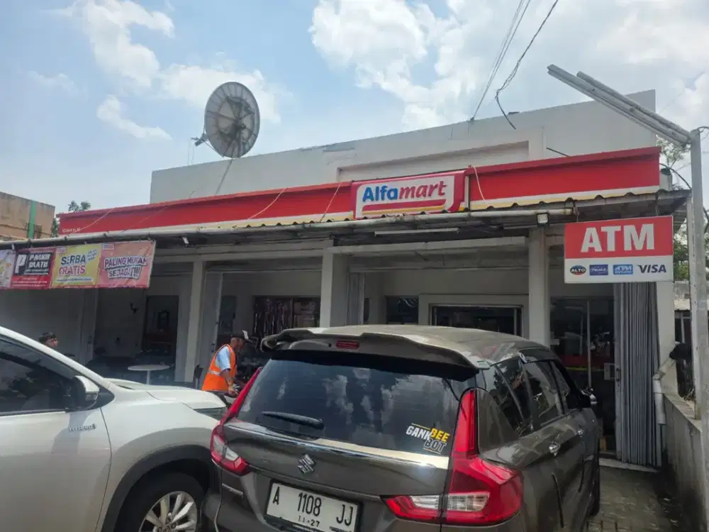 Ruko dan Usaha Alfamart Murah Cepat Strategis di Mainroad Serang