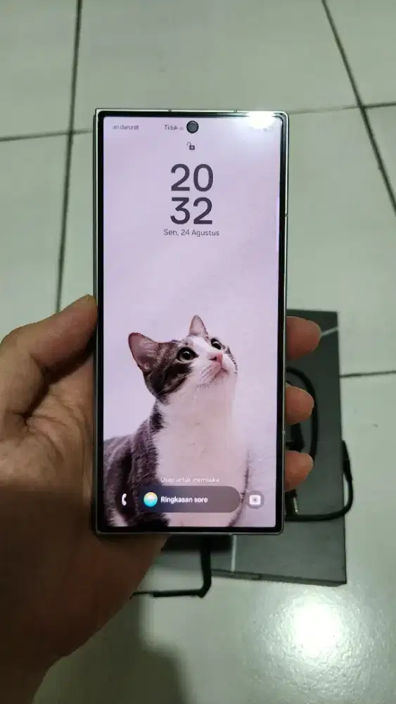 Samsung Z Fold 7 512Gb Silver Shadow Mulus Like New Fullset Lengkap