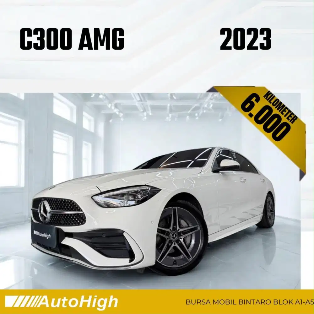 DP10% [Km6.000] C300 AMG 2023 White Reg 2024 #AUTOHIGH