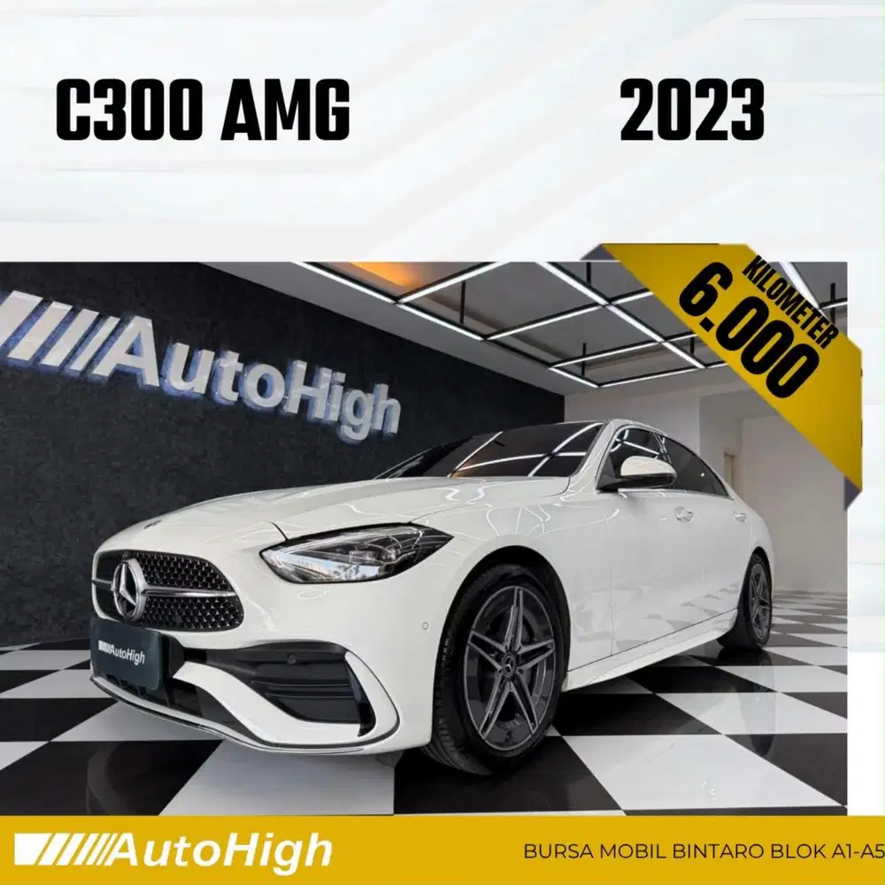 DP10% [Km6.000] C300 AMG 2023 White Reg 2025 #AUTOHIGH