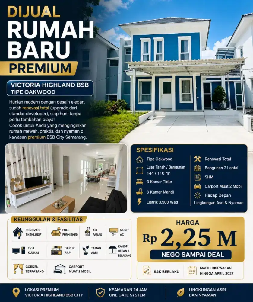 DIJUAL VICTORIA HIGHLAND MURAH CEPAT SEGERA