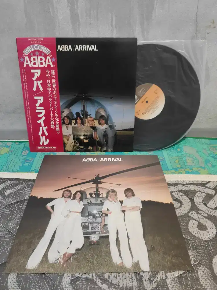 Piringan Hitam Vinyl ABBA-Arrival(Japanese Pressing with OBI,DSP-5102)