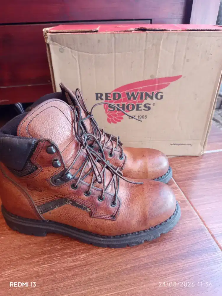 Jual Cepat Red wings safety shoes