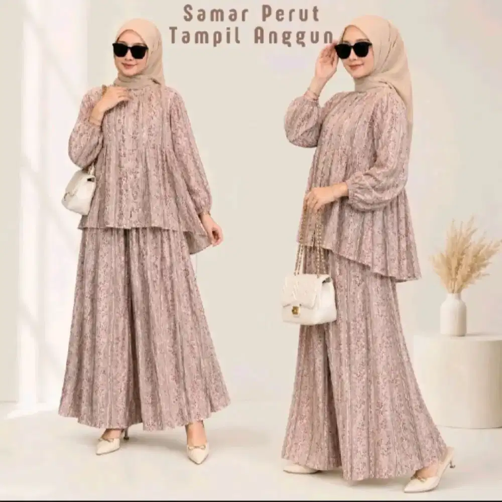 Super cantik! SETELAN WANITA ONE SET KEKINIAN RAYON DIAMOND 2026