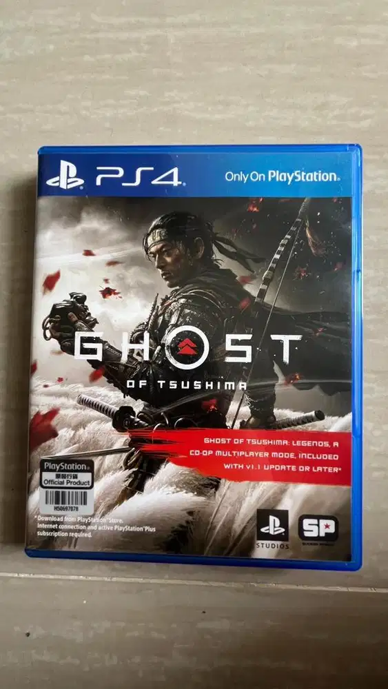Di Jual BD Kaset PS4 Ghost of Tshushima Reg 3 Asia Original Mulus