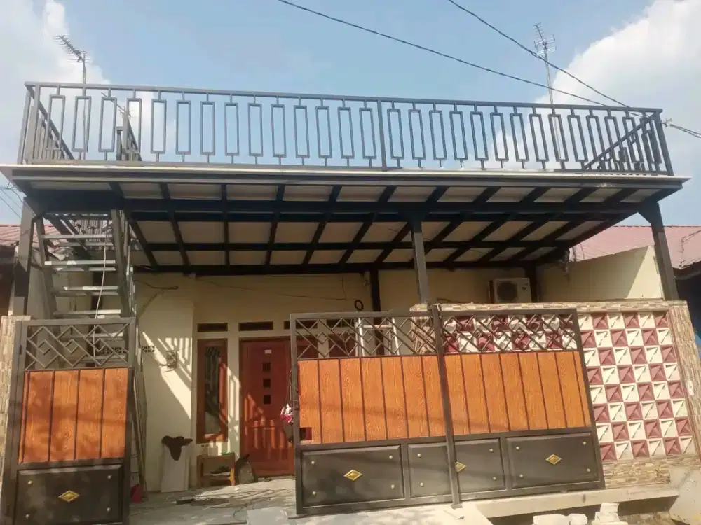 Mezanin besi galvanis