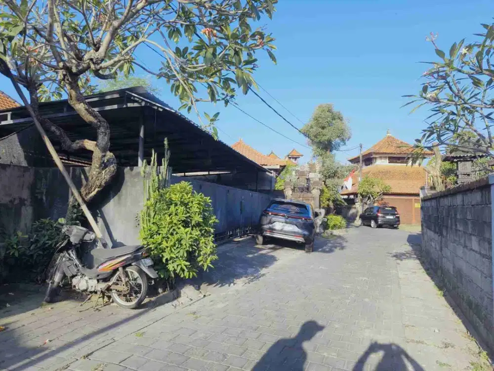 DIJUAL TANAH PREMIUM SANUR INTARAN 5,5are lebar 27m BONUS BANGUNAN 1,4/are