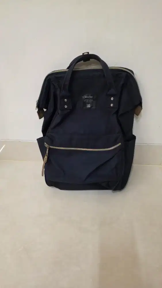 Tas Ransel / Backpack Anello Navy Blue