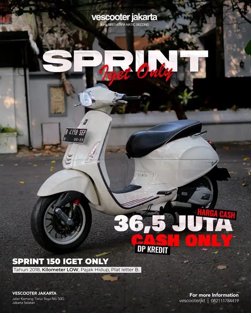 VESPA SPRINT 150 IGET 2018