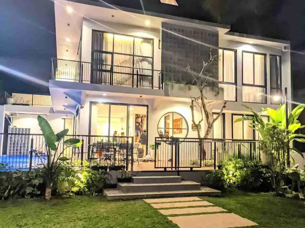 DIJUAL VILLA FURNISH KOLAM RENANG SERSANBAJURI LEMBANG BANDUNG UTARA
