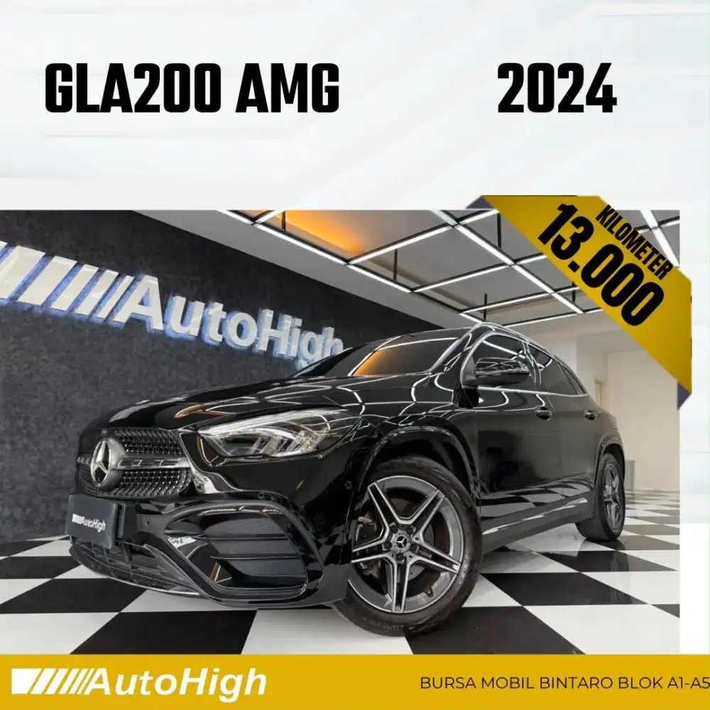 DP10% [Km13.000] GLA200 AMG 2024 Black / GLA 200 Reg 2023 #AUTOHIGH