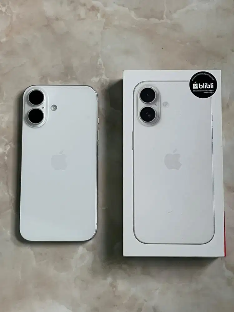 iPhone 16 (128GB) White - Garansi Resmi Blibli SA/A