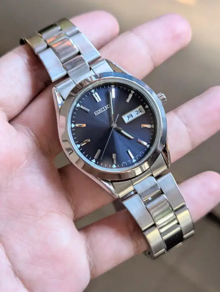 Jam Seiko JDM blue sunburst original