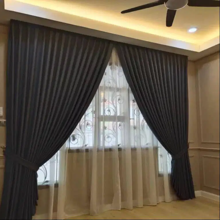 Menerima Pemasangan Gorden Wallpaper Dinding 3D Gordyn Hordeng Korden