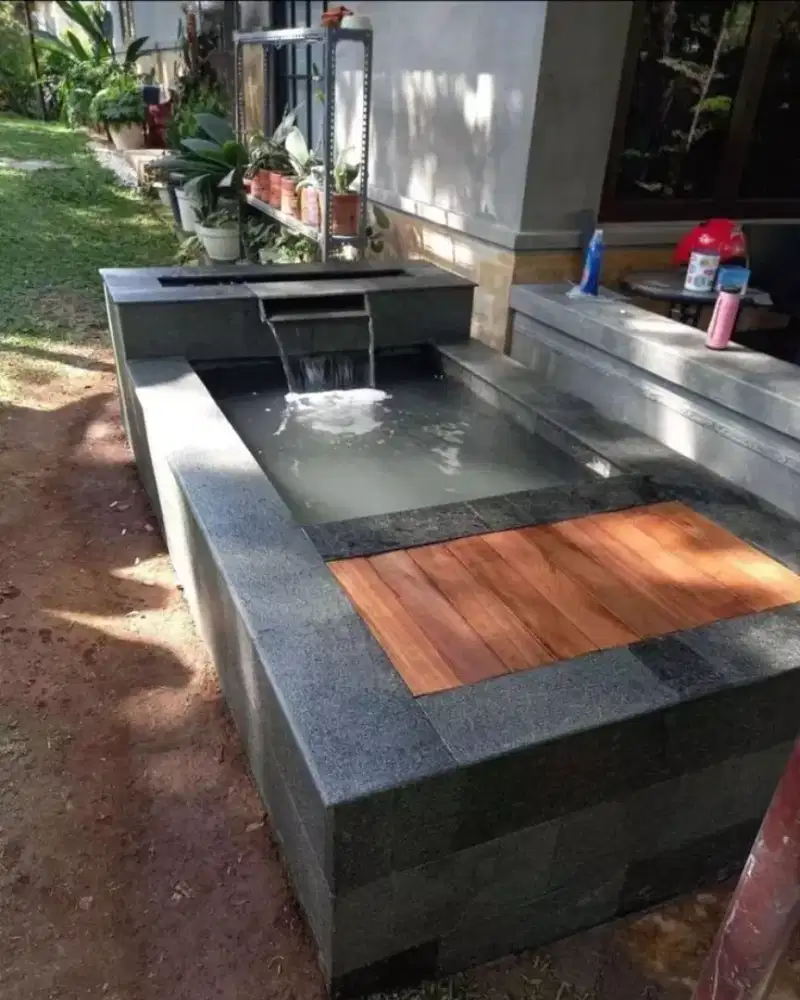 Kolam ikan minimalis